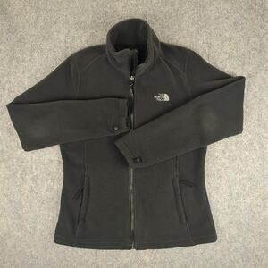 The North Face Jacket Womens Small Fleece Black Full Zip FlashDry Outdoor Hiking